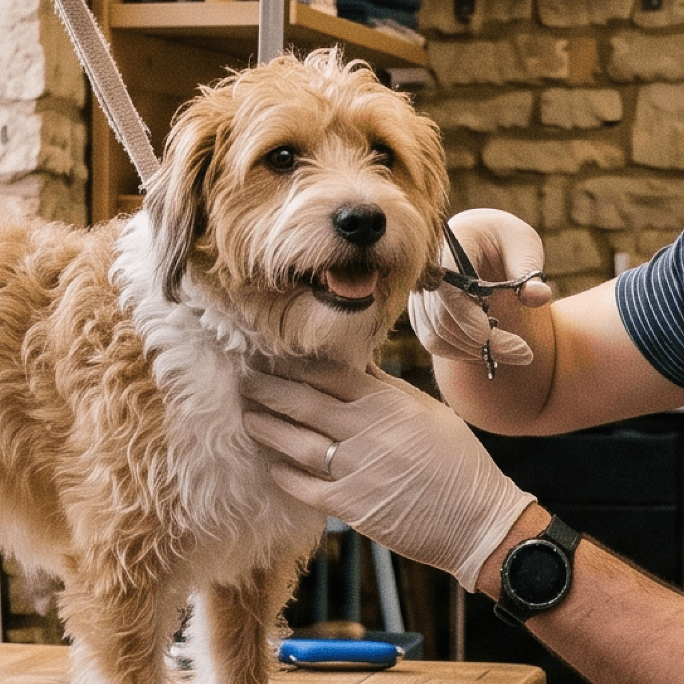 Dog groomer using digital loyalty rewards