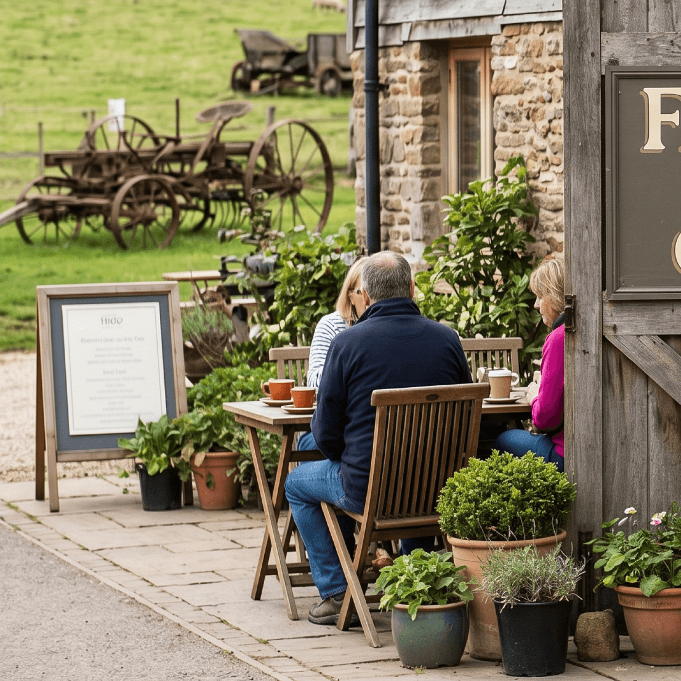 Farm shop cafes