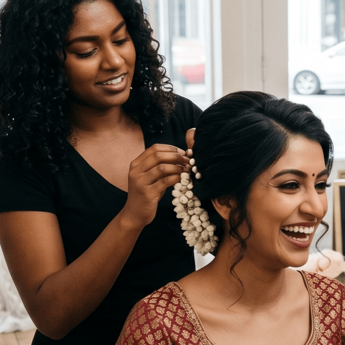 Bridal hair